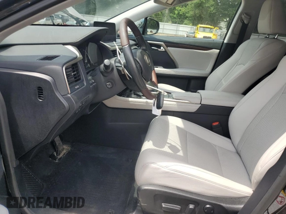 2020 Lexus RX 350 with VIN 2T2HZMDA8LC216493, listed as a Copart auction lot 61396315 with 43,650 mi miles and Salvage title. Bid and sale history available at DreamBid. Image 7.