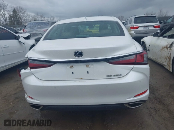 2019 Lexus ES with VIN 58ABZ1B1XKU010853, listed as a IAAI auction lot 42025744 with 42,416 mi miles. Bid and sale history available at carsss.com. Image 16.
