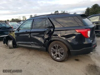 2023 Ford Explorer XLT with VIN 1FMSK8DH0PGC23329, listed as a Copart auction lot 83904284 with 3,402 mi miles and Salvage Title. Bid and sale history available at carsss.com. Image 2.