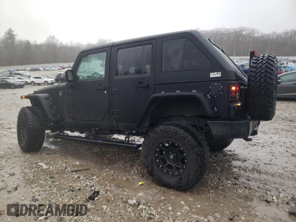2017 Jeep Wrangler Unlimited Rubicon Recon z VIN 1C4HJWFG8HL581524, wystawiony jako Copart lot #81304384 z przebiegiem 53 287 mil mil oraz Szkoda całkowita • Salvage title. Historia ofert i sprzedaży dostępna na DreamBid. Obrazek 2.