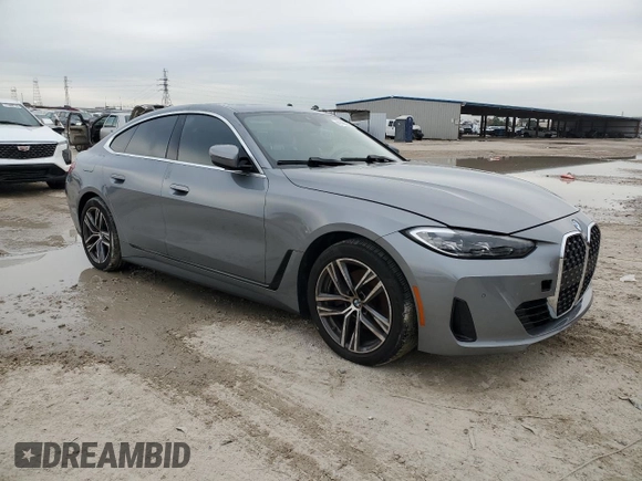 2023 BMW 4 Series 430i z VIN WBA63AV03PFN78162, wystawiony jako Copart lot #41468205 z przebiegiem Nie podano mil oraz Nie do naprawy. Historia ofert i sprzedaży dostępna na DreamBid. Obrazek 4.