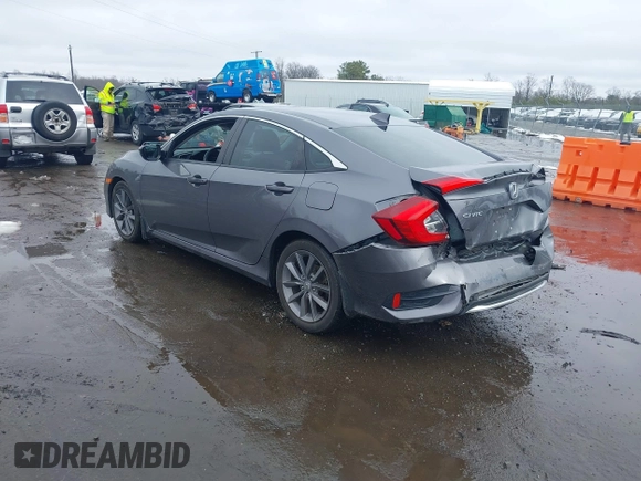 2019 Honda Civic Sedan EX with VIN 19XFC1F31KE002777, listed as a IAAI auction lot 41571361 with 115,277 mi miles. Bid and sale history available at carsss.com. Image 3.