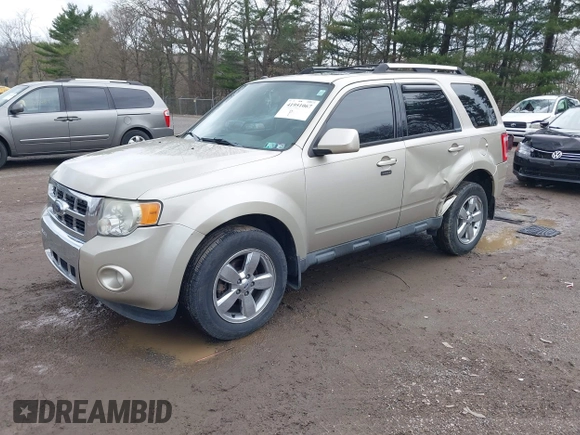 2012 Ford Escape Limited with VIN 1FMCU9EG5CKC24283, listed as a IAAI auction lot 41951067 with 134,666 mi miles. Bid and sale history available at carsss.com. Image 2.