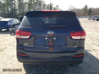 2017 Kia Sorento LX V6 with VIN 5XYPGDA52HG314203, listed as a Copart auction lot 47565795 with 109,505 mi miles and Salvage Title. Bid and sale history available at carsss.com. Image 6.