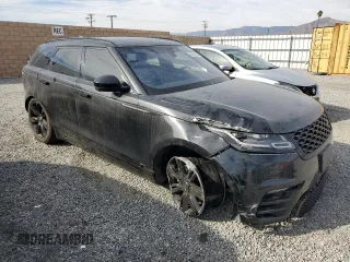 2019 Land Rover Range Rover Velar R-Dynamic SE with VIN SALYL2FVXKA219126, listed as a Copart auction lot 43652525 with 45,969 mi miles and Salvage title. Bid and sale history available at DreamBid. Image 4.