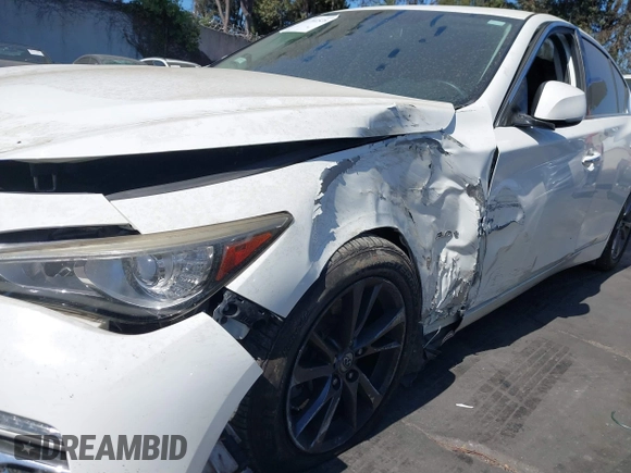 2017 Infiniti Q50 Signature Edition with VIN JN1EV7AP6HM743944, listed as a IAAI auction lot 41701528 with 73,747 mi miles and . Bid and sale history available at DreamBid. Image 18.