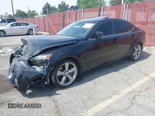 2014 Lexus IS 350 z VIN JTHCE1D2XE5002069, wystawiony jako IAAI lot #42360272 z przebiegiem 91 558 mil mil oraz . Historia ofert i sprzedaży dostępna na DreamBid. Obrazek 2.