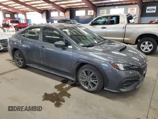 2023 Subaru WRX with VIN JF1VBAA61P9806420, listed as a Copart auction lot 42436265 with 19,248 mi miles and Salvage title. Bid and sale history available at DreamBid. Image 4.