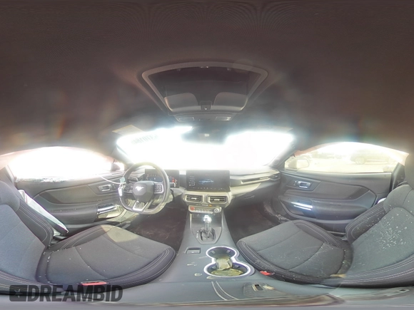 2024 Ford Mustang GT with VIN 1FA6P8CF2R5412592, listed as a Copart auction lot 53701845 with 6,263 mi miles and Salvage Title. Bid and sale history available at DreamBid. Image 15.
