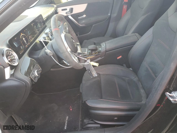 2022 Mercedes-Benz CLA with VIN W1K5J5DB1NN323050, listed as a Copart auction lot 88454735 with 13,995 mi miles and Salvage Title. Bid and sale history available at carsss.com. Image 7.