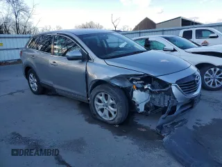 2013 Mazda CX-9 Sport with VIN JM3TB3BV0D0418136, listed as a Copart auction lot 86494154 with 135,249 mi miles and Salvage Title. Bid and sale history available at carsss.com. Image 4.