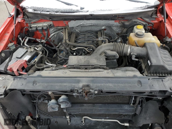 2014 Ford F-150 XL with VIN 1FTFX1EF8EFC59266, listed as a Copart auction lot 89158845 with 176,448 mi miles and Salvage Title. Bid and sale history available at carsss.com. Image 11.