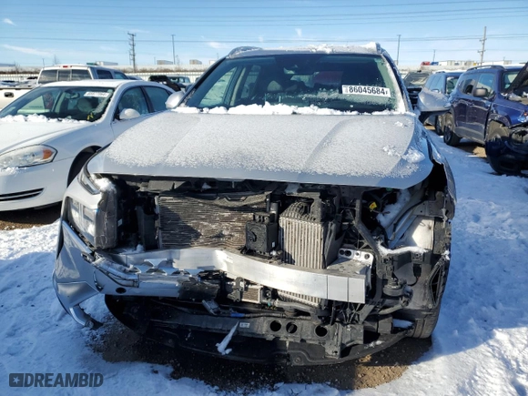 2021 Hyundai Santa Fe Hybrid Blue with VIN KM8S2DA11MU010516, listed as a Copart auction lot 86045684 with 39,647 mi miles and Salvage Title. Bid and sale history available at carsss.com. Image 5.