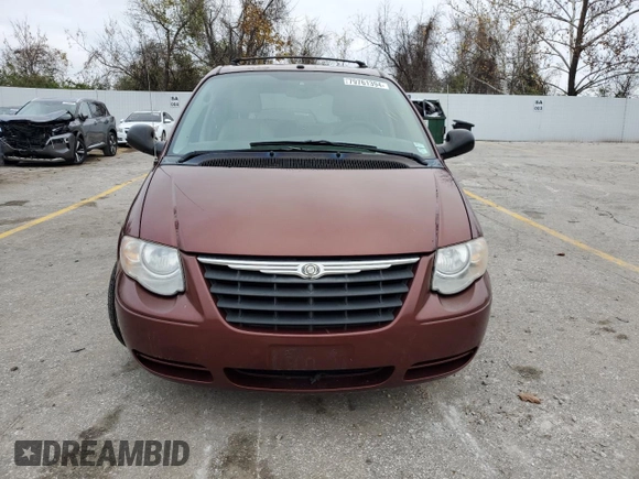 2007 Chrysler Town & Country LWB Touring with VIN 2A4GP54L07R278578, listed as a Copart auction lot 79761394 with 228,537 mi miles and Salvage Title. Bid and sale history available at carsss.com. Image 5.