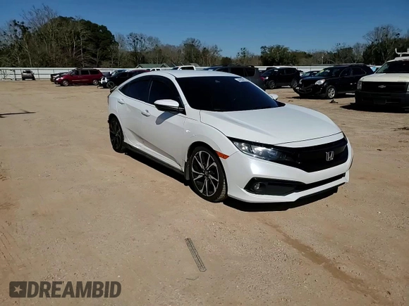 2020 Honda Civic Sedan Sport with VIN 2HGFC2F85LH556395, listed as a Copart auction lot 44930215 with 72,599 mi miles and Salvage Title. Bid and sale history available at carsss.com. Image 10.