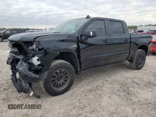 2022 Chevrolet Silverado 1500 RST with VIN 3GCUDEET8NG585550, listed as a Copart auction lot 87090724 with 23,225 mi miles and Salvage Title. Bid and sale history available at DreamBid. Image 1.