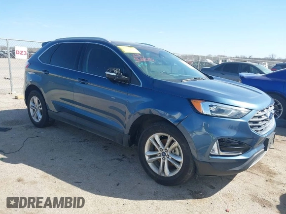 2019 Ford Edge SEL with VIN 2FMPK3J93KBC19619, listed as a IAAI auction lot 41788505 with 88,986 mi miles. Bid and sale history available at carsss.com. Image 1.