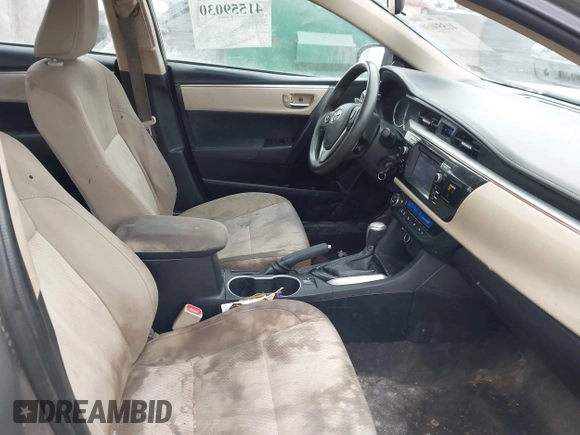 2015 Toyota Corolla L z VIN 2T1BURHE0FC468259, wystawiony jako IAAI lot #41559030 z przebiegiem 299 557 mil mil oraz . Historia ofert i sprzedaży dostępna na DreamBid. Obrazek 5.