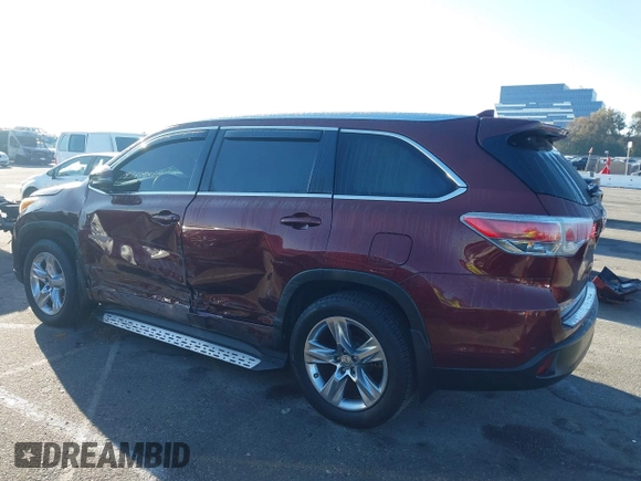 2015 Toyota Highlander Limited z VIN 5TDYKRFH7FS046977, wystawiony jako IAAI lot #41745799 z przebiegiem 100 336 mil mil oraz . Historia ofert i sprzedaży dostępna na DreamBid. Obrazek 14.