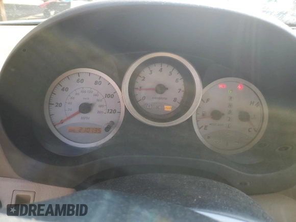 2005 Toyota RAV4 with VIN JTEHD20V750060763, listed as a Copart auction lot 50265955 with 210,135 mi miles and Salvage Title. Bid and sale history available at carsss.com. Image 9.