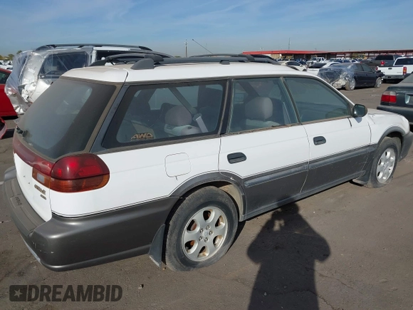 1999 Subaru Legacy Outback z VIN 4S3BG6858X7642460, wystawiony jako IAAI lot #40957251 z przebiegiem 206 546 mil mil oraz . Historia ofert i sprzedaży dostępna na DreamBid. Obrazek 4.