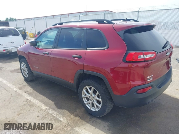 2016 Jeep Cherokee Sport with VIN 1C4PJMAB4GW182957, listed as a IAAI auction lot 42269645 with 123,873 mi miles and . Bid and sale history available at DreamBid. Image 3.