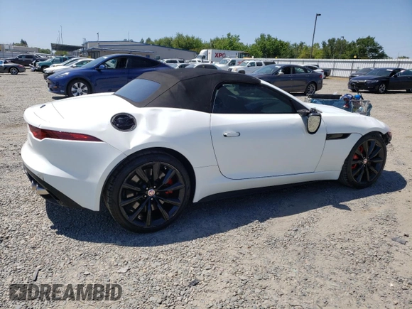 2021 Jaguar F-Type with VIN SAJD55FE7MCK75289, listed as a Copart auction lot 56250635 with 8,533 mi miles and Salvage Title. Bid and sale history available at DreamBid. Image 3.