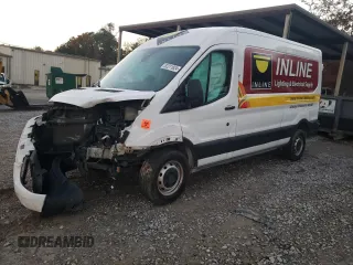 2022 Ford Transit Cargo with VIN 1FTBR1C81NKA73847, listed as a Copart auction lot 82311624 with 81,869 mi miles and Salvage title. Bid and sale history available at DreamBid. Image 1.