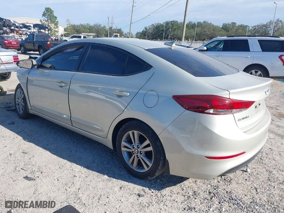 2017 Hyundai Elantra Value Edition with VIN KMHD84LF0HU377168, listed as a IAAI auction lot 41289305 with 54,638 mi miles. Bid and sale history available at carsss.com. Image 3.
