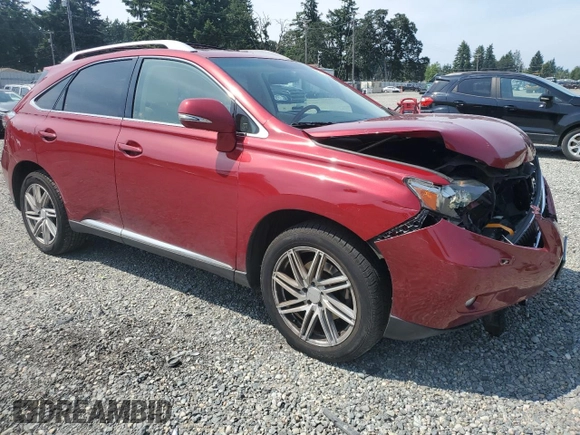 2011 Lexus RX 350 with VIN JTJBK1BA2B2015876, listed as a Copart auction lot 62116415 with 117,159 mi miles and Salvage title. Bid and sale history available at DreamBid. Image 4.