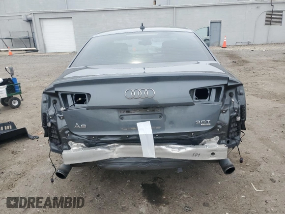 2015 Audi A6 3.0T Prestige with VIN WAUHGAFC1FN005058, listed as a Copart auction lot 51346675 with 90,781 mi miles and Salvage Title. Bid and sale history available at carsss.com. Image 6.
