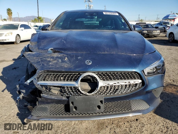 2021 Mercedes-Benz CLA with VIN W1K5J4HB6MN158079, listed as a Copart auction lot 80129504 with 15,222 mi miles and Salvage Title. Bid and sale history available at carsss.com. Image 5.