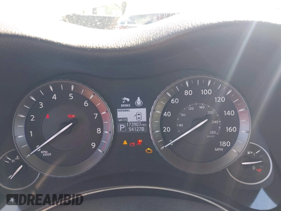 2017 Infiniti Q70 3.7 with VIN JN1BY1AP3HM740250, listed as a IAAI auction lot 41858552 with 173,907 mi miles and . Bid and sale history available at DreamBid. Image 7.
