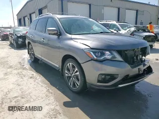 2017 Nissan Pathfinder S with VIN 5N1DR2MN9HC912477, listed as a Copart auction lot 53715565 with 90,690 mi miles and Salvage title. Bid and sale history available at DreamBid. Image 15.
