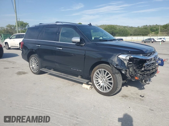 2022 Ford Expedition Platinum with VIN 1FMJU1MT4NEA39649, listed as a Copart auction lot 52614555 with 44,544 mi miles and Salvage title. Bid and sale history available at DreamBid. Image 4.