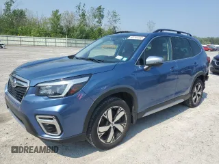 2021 Subaru Forester Touring z VIN JF2SKAXC4MH514225, wystawiony jako Copart lot #60240355 z przebiegiem 55 660 mil mil oraz Szkoda całkowita • Salvage title. Historia ofert i sprzedaży dostępna na DreamBid. Obrazek 1.