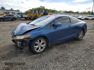 2012 Honda Civic Cpe EX with VIN 2HGFG3B84CH520973, listed as a Copart auction lot 73484514 with 179,990 mi miles and Salvage Title. Bid and sale history available at carsss.com. Image 1.