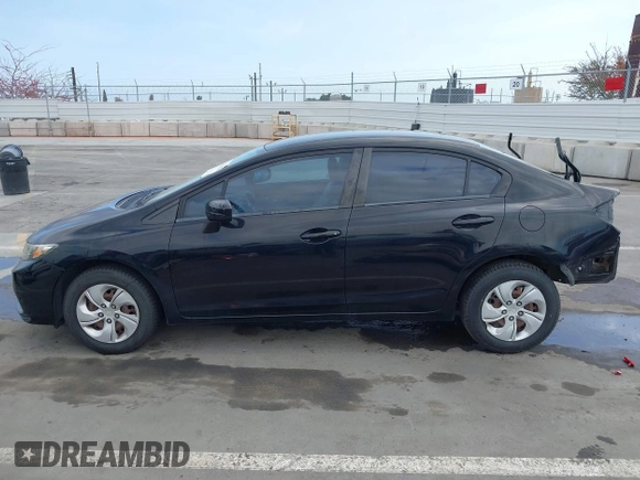 2014 Honda Civic Sedan LX with VIN 19XFB2F57EE253852, listed as a IAAI auction lot 42115504 with 83,599 mi miles. Bid and sale history available at carsss.com. Image 15.