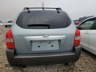 2005 Hyundai Tucson GLS with VIN KM8JN72DX5U214908, listed as a Copart auction lot 76346024 with 152,677 mi miles and Salvage Title. Bid and sale history available at carsss.com. Image 6.