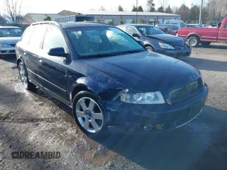 2004 Audi A4 1.8T with VIN WAUVC68EX4A040468, listed as a IAAI auction lot 41717926 with 97,357 mi miles. Bid and sale history available at carsss.com. Image 1.