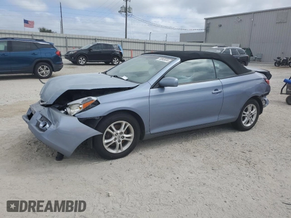 2007 Toyota Solara SE with VIN 4T1FA38P97U116189, listed as a Copart auction lot 76848934 with 144,500 mi miles and Salvage Title. Bid and sale history available at DreamBid. Image 1.