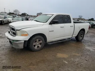 2010 Dodge Ram 1500 SLT with VIN 1D7RB1GP0AS182224, listed as a Copart auction lot 44581735 with 207,531 mi miles and Salvage Title. Bid and sale history available at carsss.com. Image 1.