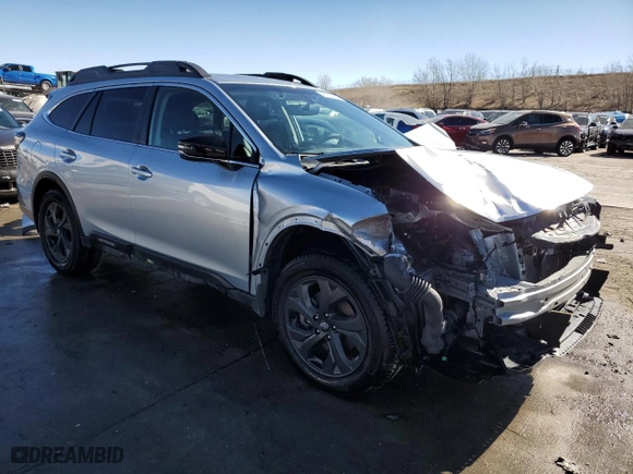 2022 Subaru Outback Onyx Edition XT with VIN 4S4BTGLD8N3197752, listed as a Copart auction lot 46390945 with 34,490 mi miles and Salvage Title. Bid and sale history available at carsss.com. Image 4.
