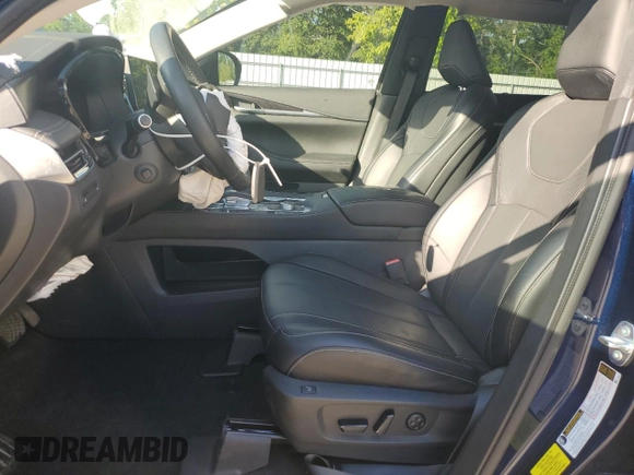 2023 Infiniti QX60 Sensory with VIN 5N1DL1GS2PC345895, listed as a Copart auction lot 53189265 with 25,865 mi miles and Salvage title. Bid and sale history available at DreamBid. Image 7.