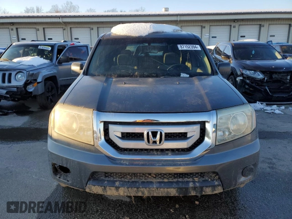 2011 Honda Pilot LX with VIN 5FNYF4H20BB068768, listed as a Copart auction lot 87152394 with 203,679 mi miles and Salvage Title. Bid and sale history available at DreamBid. Image 5.