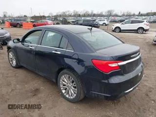 2012 Chrysler 200 Limited with VIN 1C3CCBCB3CN159958, listed as a IAAI auction lot 41811994 with 137,942 mi miles. Bid and sale history available at carsss.com. Image 3.