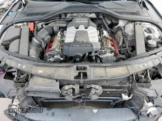 2014 Audi A8 3.0T with VIN WAURGAFD1EN013057, listed as a Copart auction lot 61161595 with 103,560 mi miles and Salvage title. Bid and sale history available at DreamBid. Image 11.