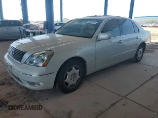 2002 Lexus LS 430 z VIN JTHBN30F820078124, wystawiony jako Copart lot #56892605 z przebiegiem 36 677 mil mil oraz Czysty tytuł • Clean title. Historia ofert i sprzedaży dostępna na DreamBid. Obrazek 1.