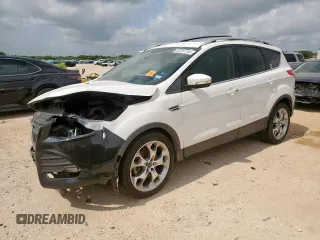 2013 Ford Escape Titanium z VIN 1FMCU0J91DUD68308, wystawiony jako Copart lot #59751745 z przebiegiem 272 610 mil mil oraz Szkoda całkowita • Salvage title. Historia ofert i sprzedaży dostępna na DreamBid. Obrazek 1.