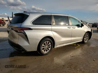 2023 Toyota Sienna LE with VIN 5TDKRKEC8PS152287, listed as a Copart auction lot 44791465 with 99,766 mi miles and Salvage Title. Bid and sale history available at carsss.com. Image 3.